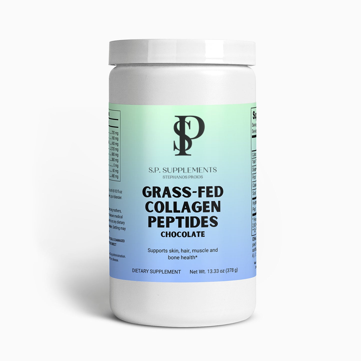 Grass-Fed Collagen Peptides Powder (Chocolate)